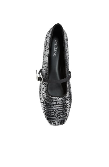  Divarese Kadın Silver Taşlı Babet