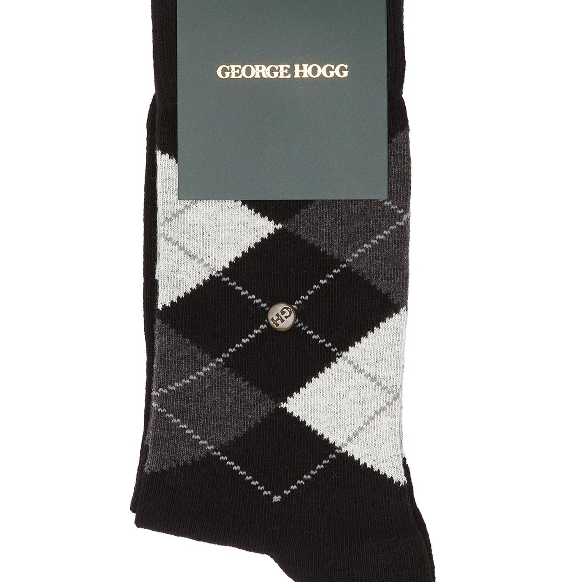 George Hogg Erkek Siyah Soket Çorap