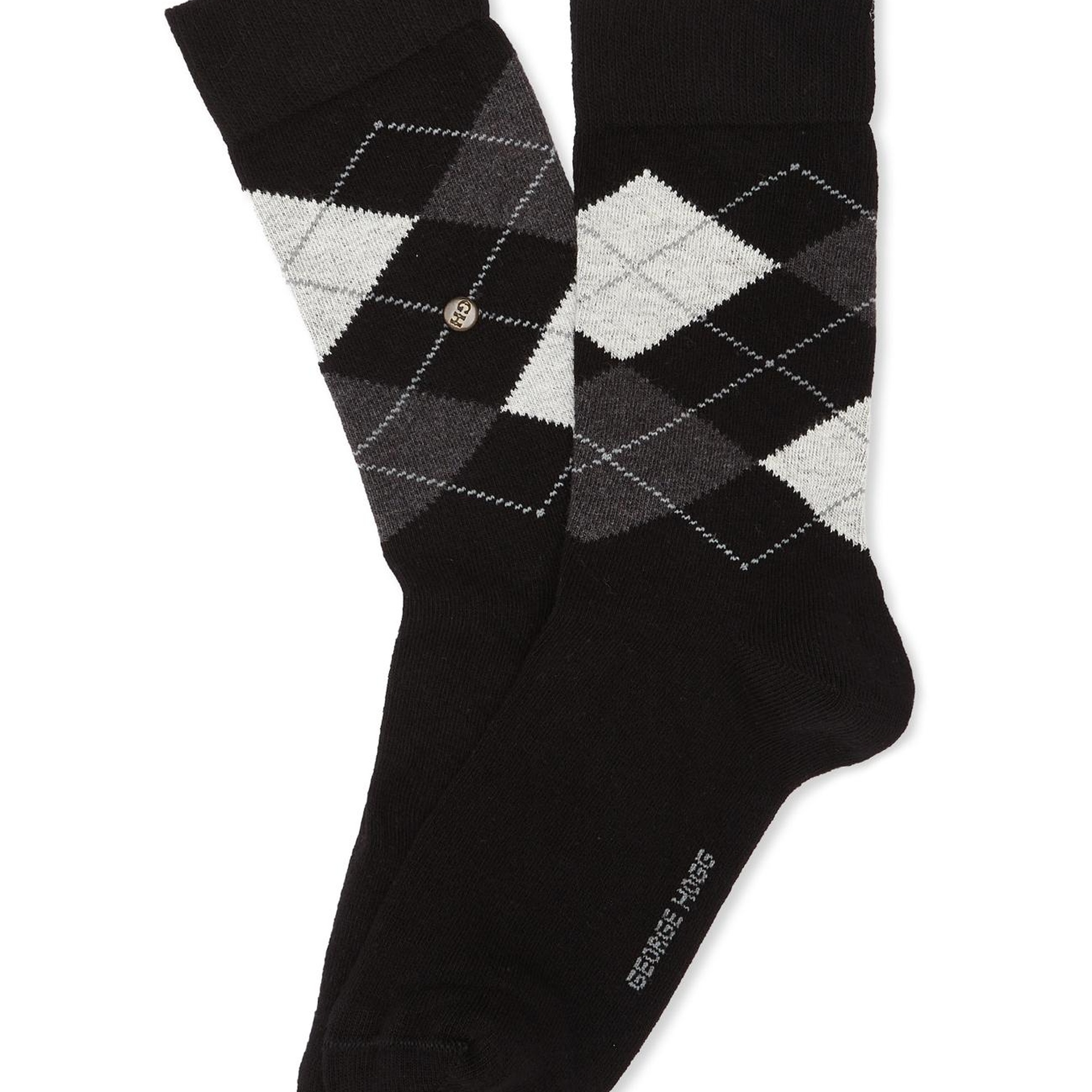 George Hogg Erkek Siyah Soket Çorap