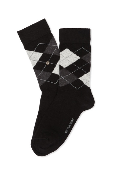  George Hogg Erkek Siyah Soket Çorap