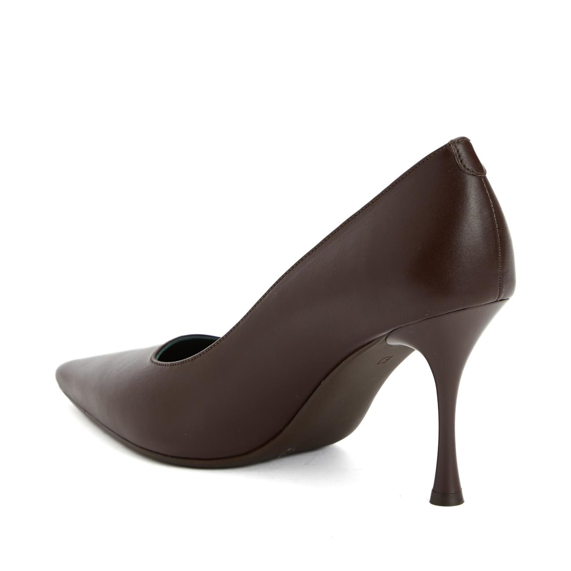 George Hogg Kadın Bordo Deri Topuklu Ayakkabı