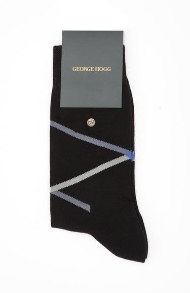  George Hogg Erkek Siyah Soket Çorap