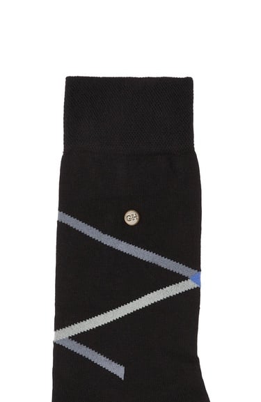  George Hogg Erkek Siyah Soket Çorap