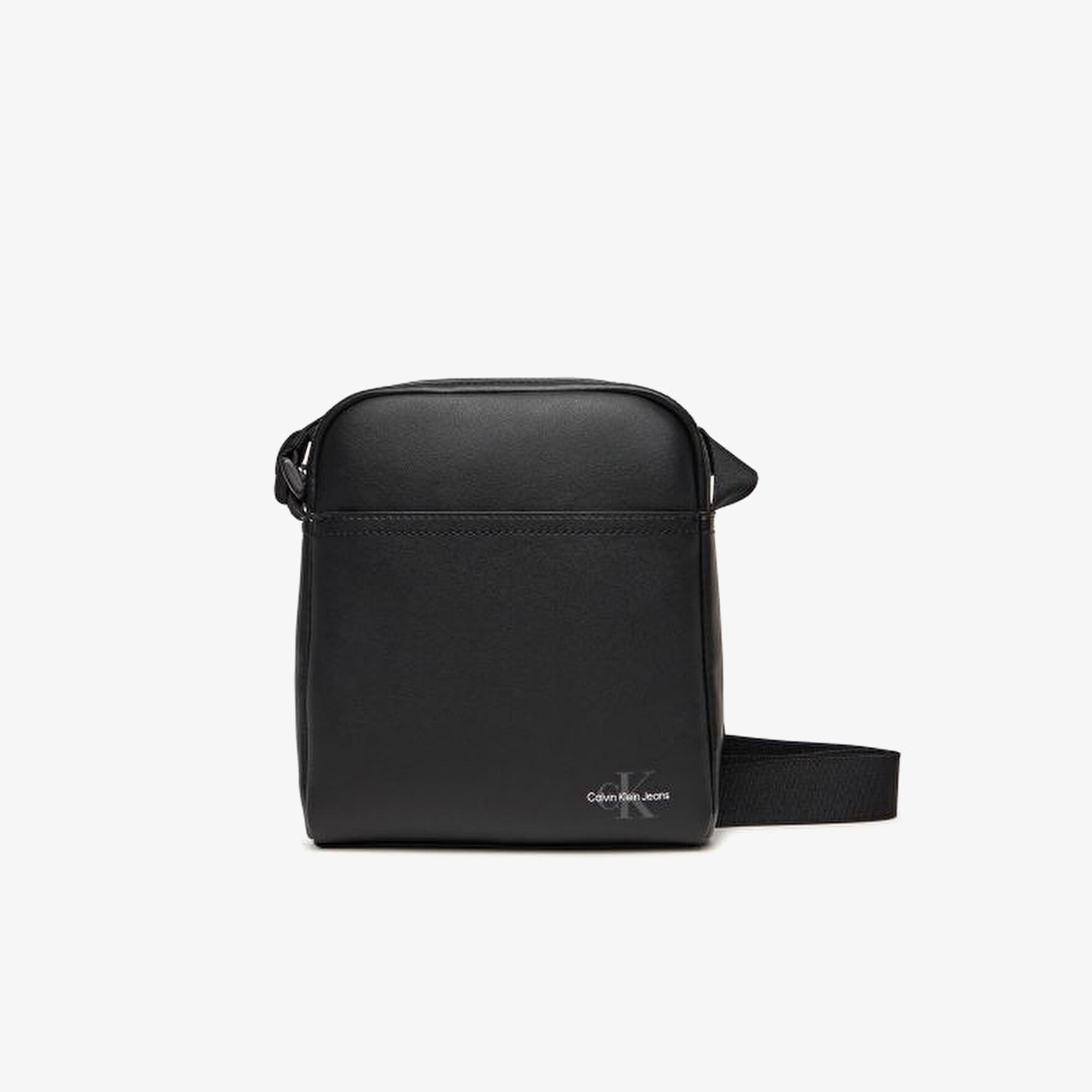 Calvin Klein Mono Logo Reporter Erkek Siyah El Çantası