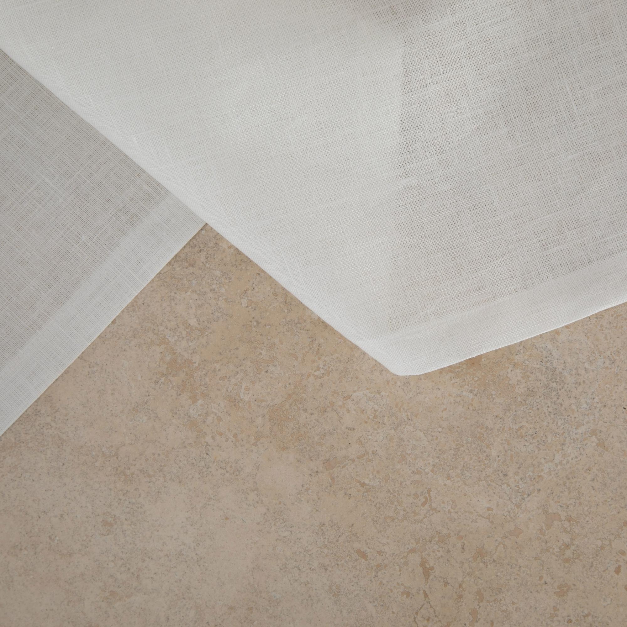 WHITNEY KETEN MASA ÖRTÜSÜ BEYAZ 140x180