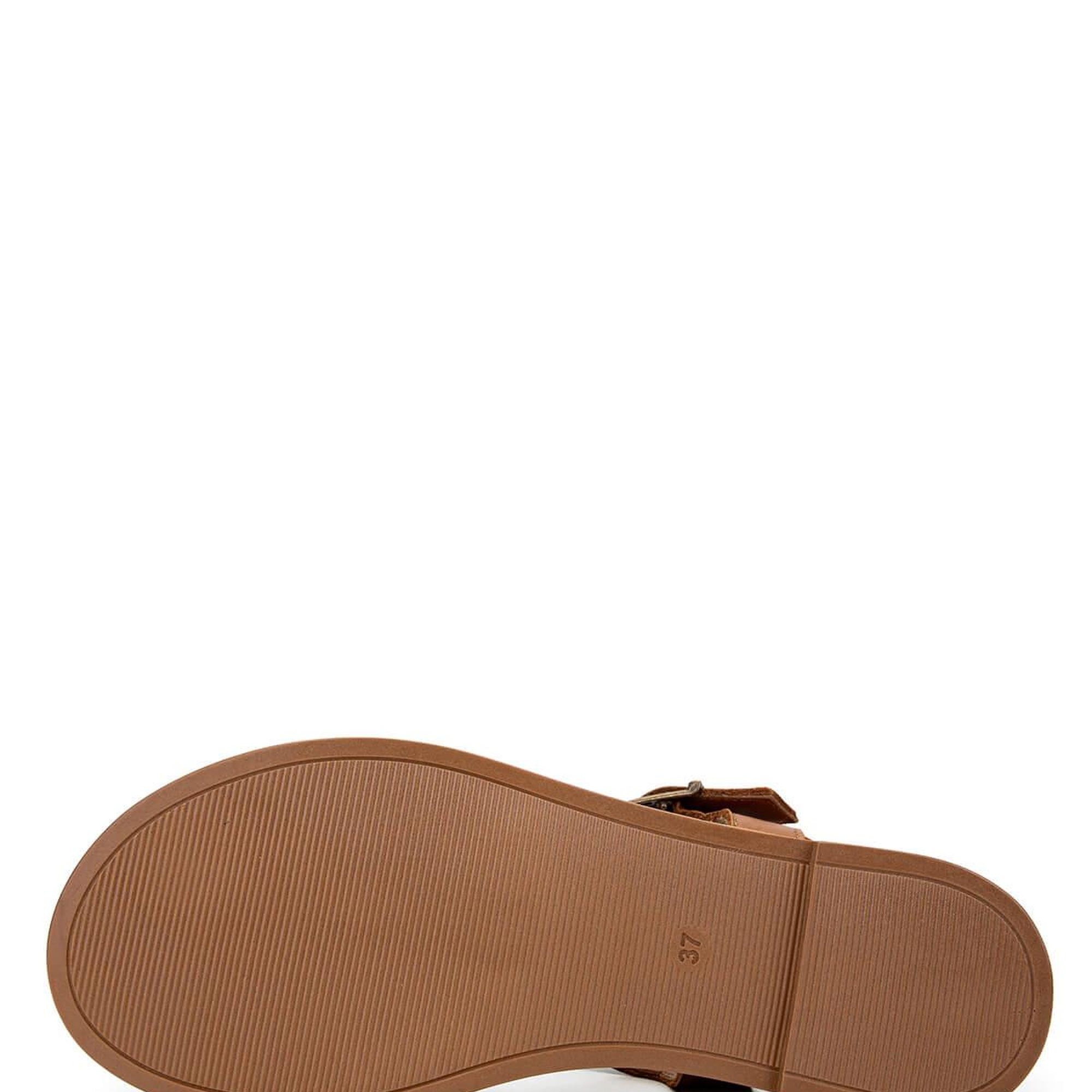 Tamer Tanca Kadın Hakiki Deri Taba/Rose Topuklu Sandalet