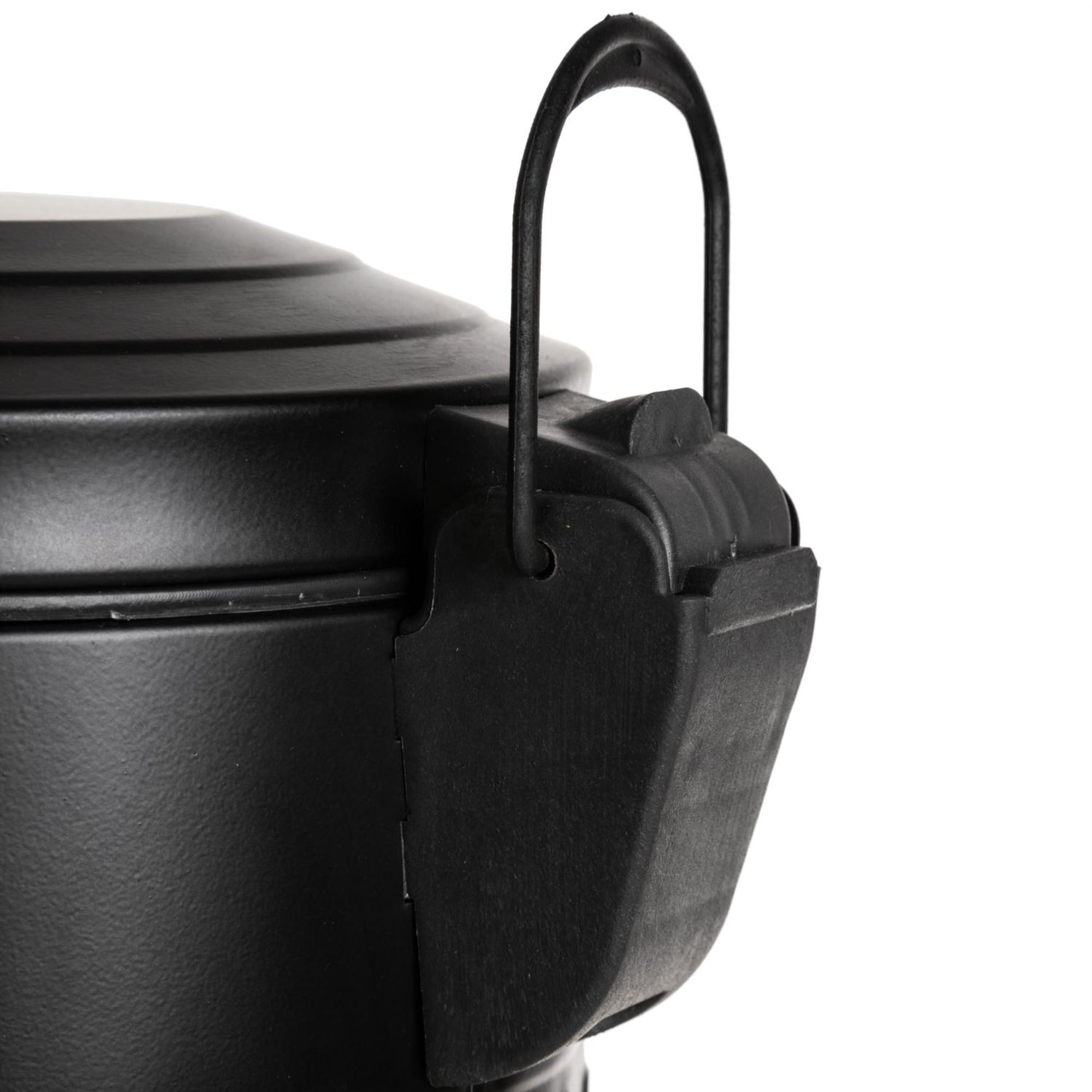 16LT PEDALLI VINTAGE ÇÖP KOVASI SİYAH