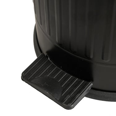  16LT PEDALLI VINTAGE ÇÖP KOVASI SİYAH