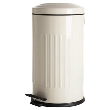  16LT PEDALLI VINTAGE ÇÖP KOVASI KREM