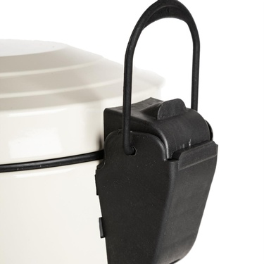  16LT PEDALLI VINTAGE ÇÖP KOVASI KREM