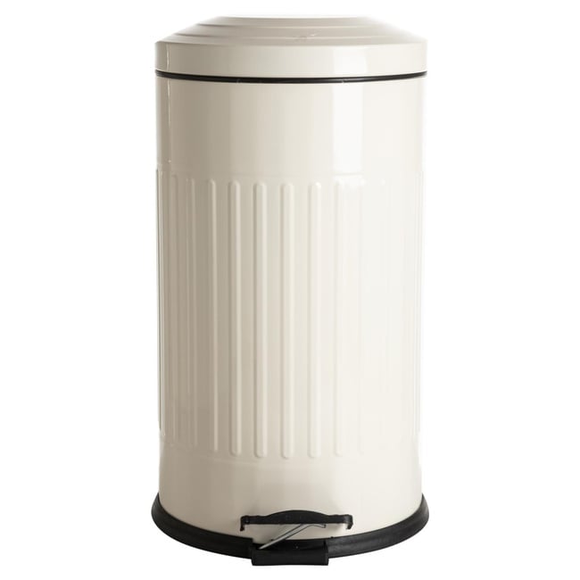  16LT PEDALLI VINTAGE ÇÖP KOVASI KREM