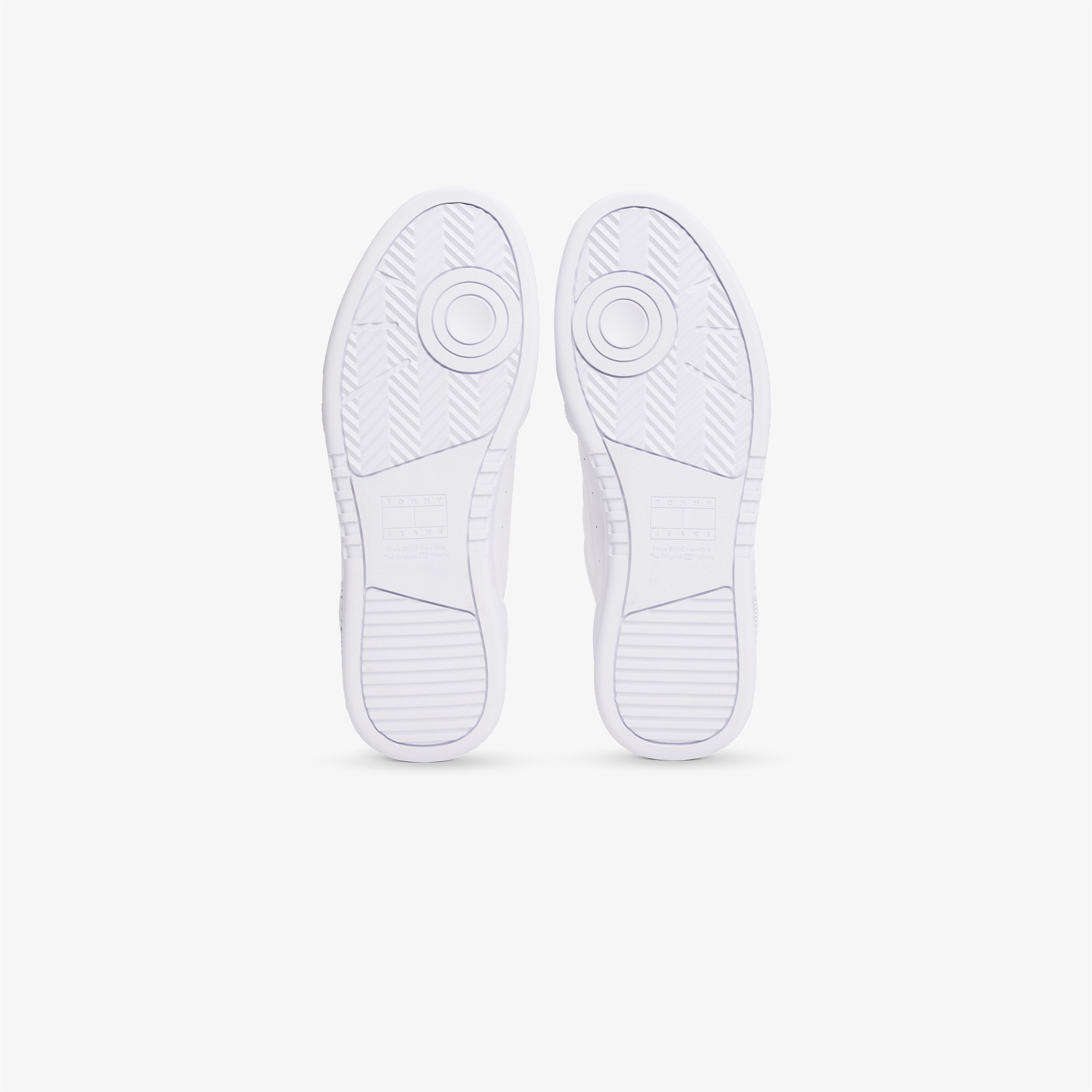 Tommy Hilfiger Jeans Cupsole Leather Erkek Beyaz Spor Ayakkabı