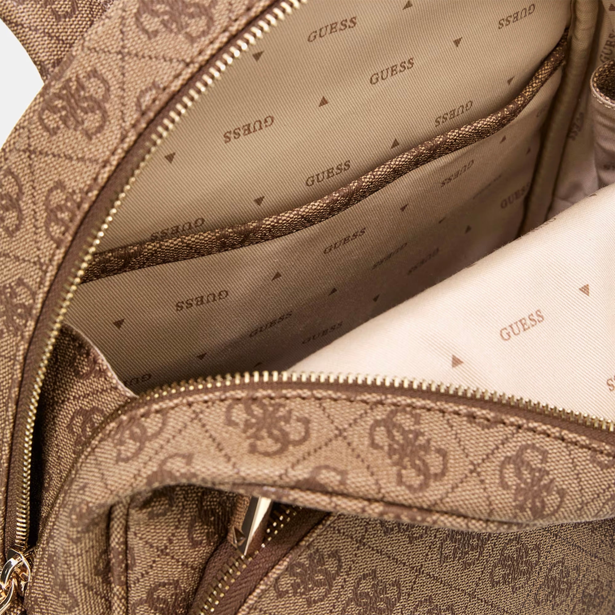 Guess Access Kadın Kahverengi Sırt Çantası