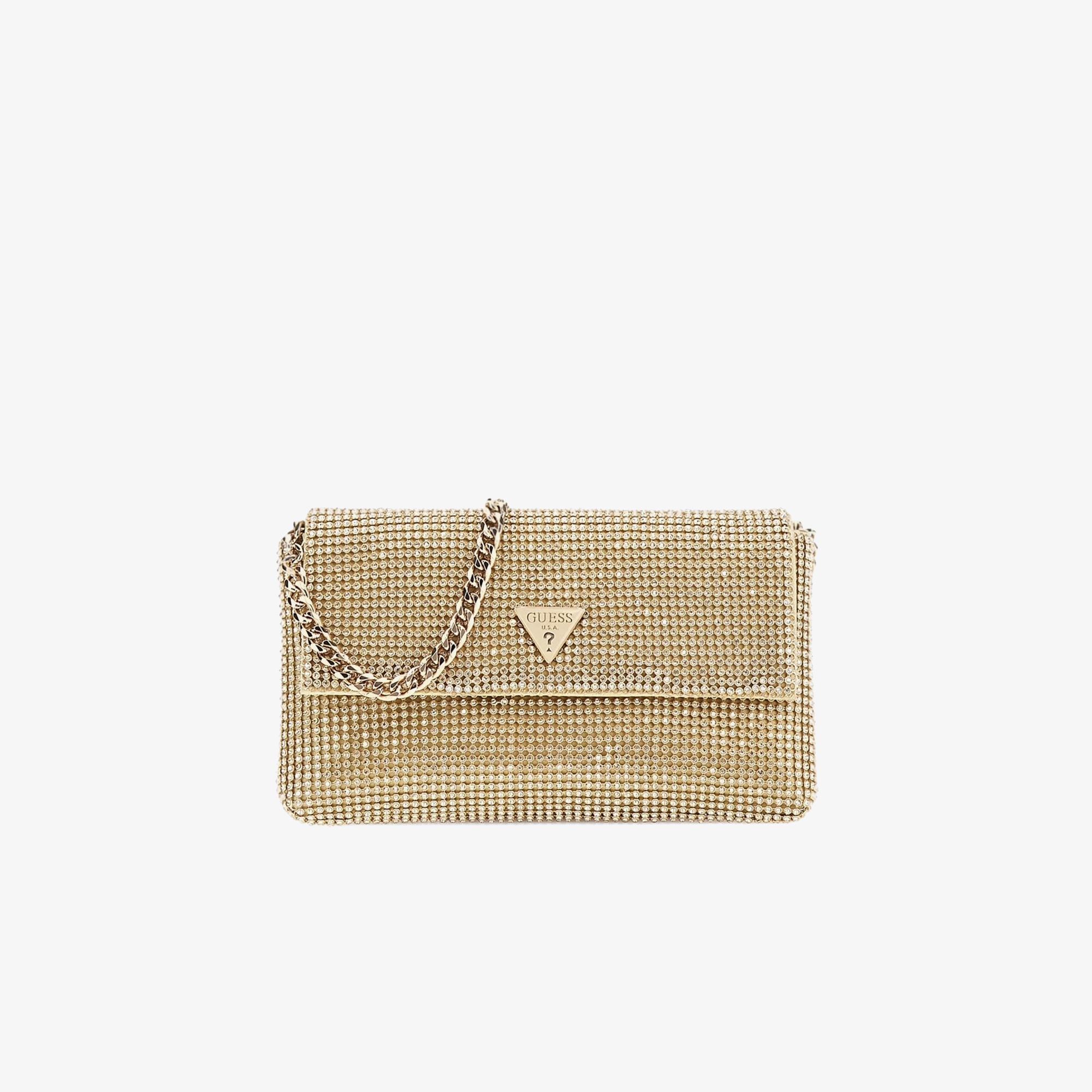 Guess Zalina Clutch Kadın Altın El Çantası