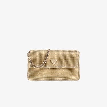  Guess Zalina Clutch Kadın Altın El Çantası