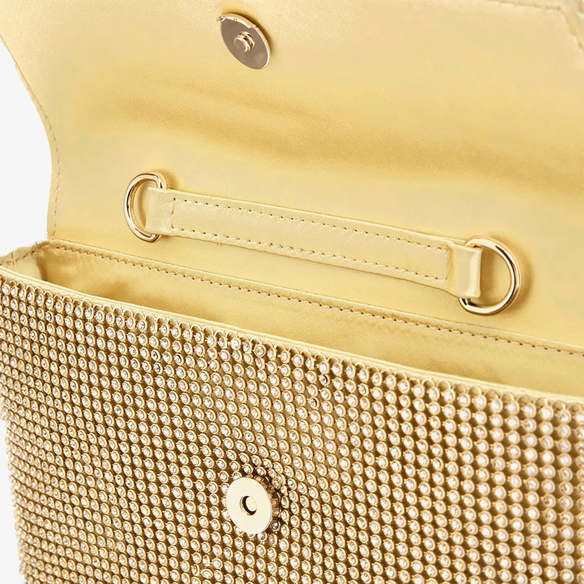 Guess Zalina Clutch Kadın Altın El Çantası