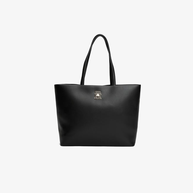  Tommy Hilfiger Modern Kadın Siyah Tote Çanta