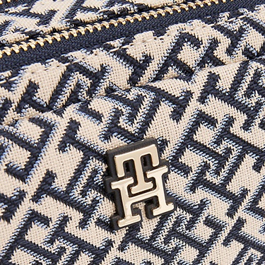  Tommy Hilfiger Jacquard Kadın Mavi Çapraz Çanta