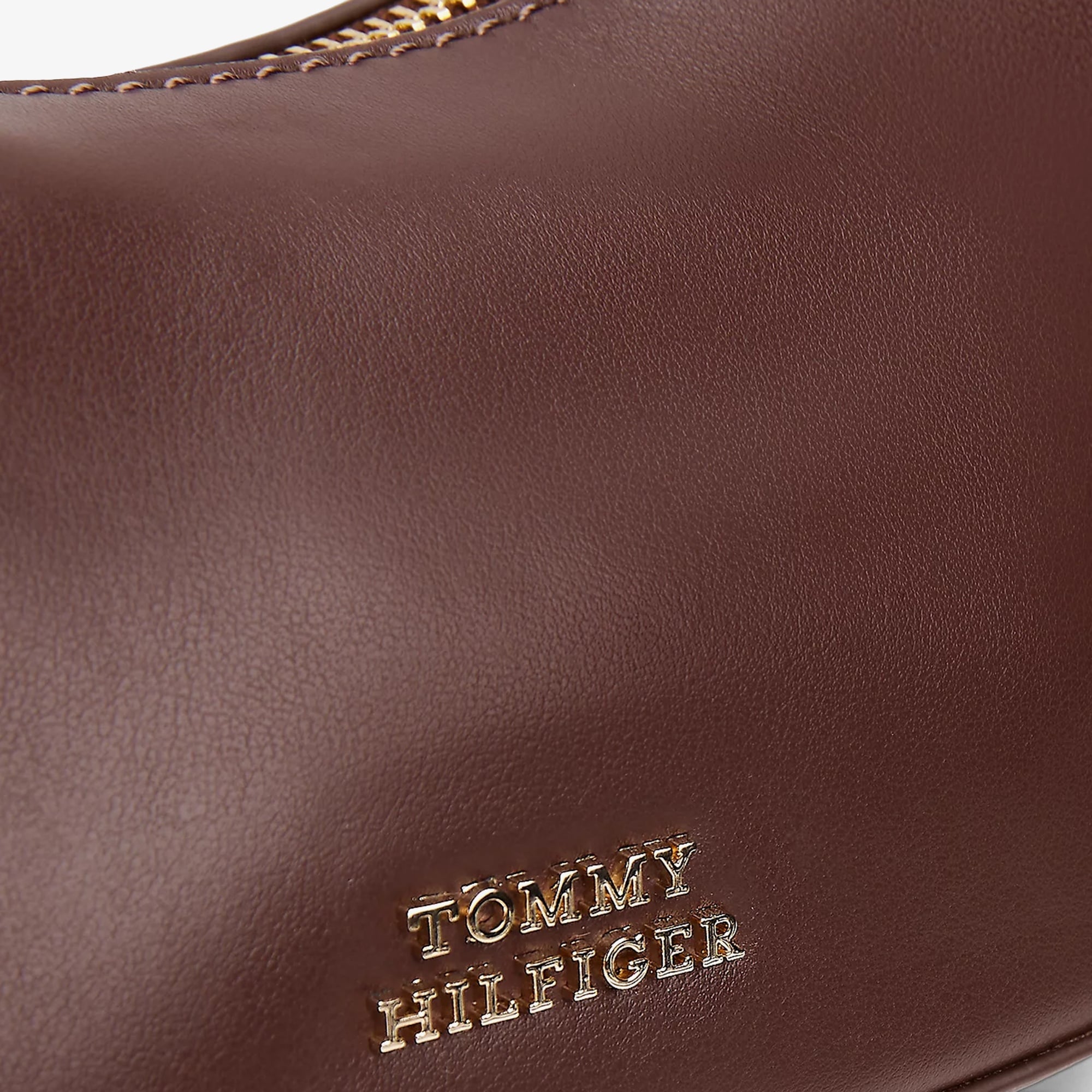 Tommy Hilfiger Moon Leather Mini Kadın Kahverengi Çapraz Çanta