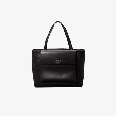  Calvin Klein Lock Medium Shopper Kadın Siyah Çanta