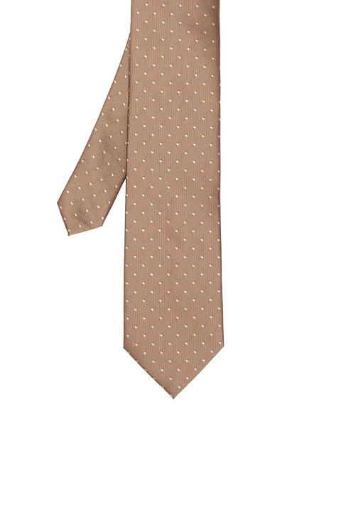  Network Erkek Kahverengi Desenli Kravat