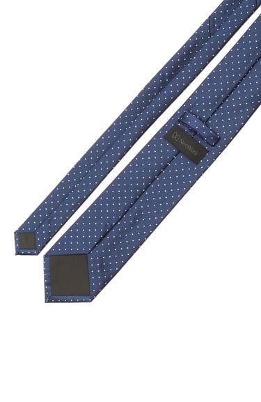  Network Erkek Lacivert Puantiyeli Kravat