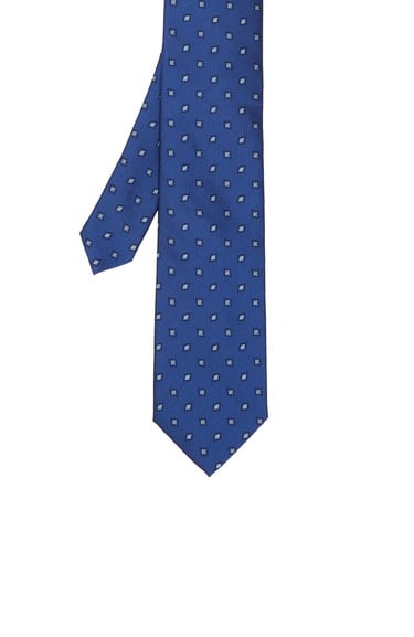  Network Erkek Lacivert Puantiyeli Kravat