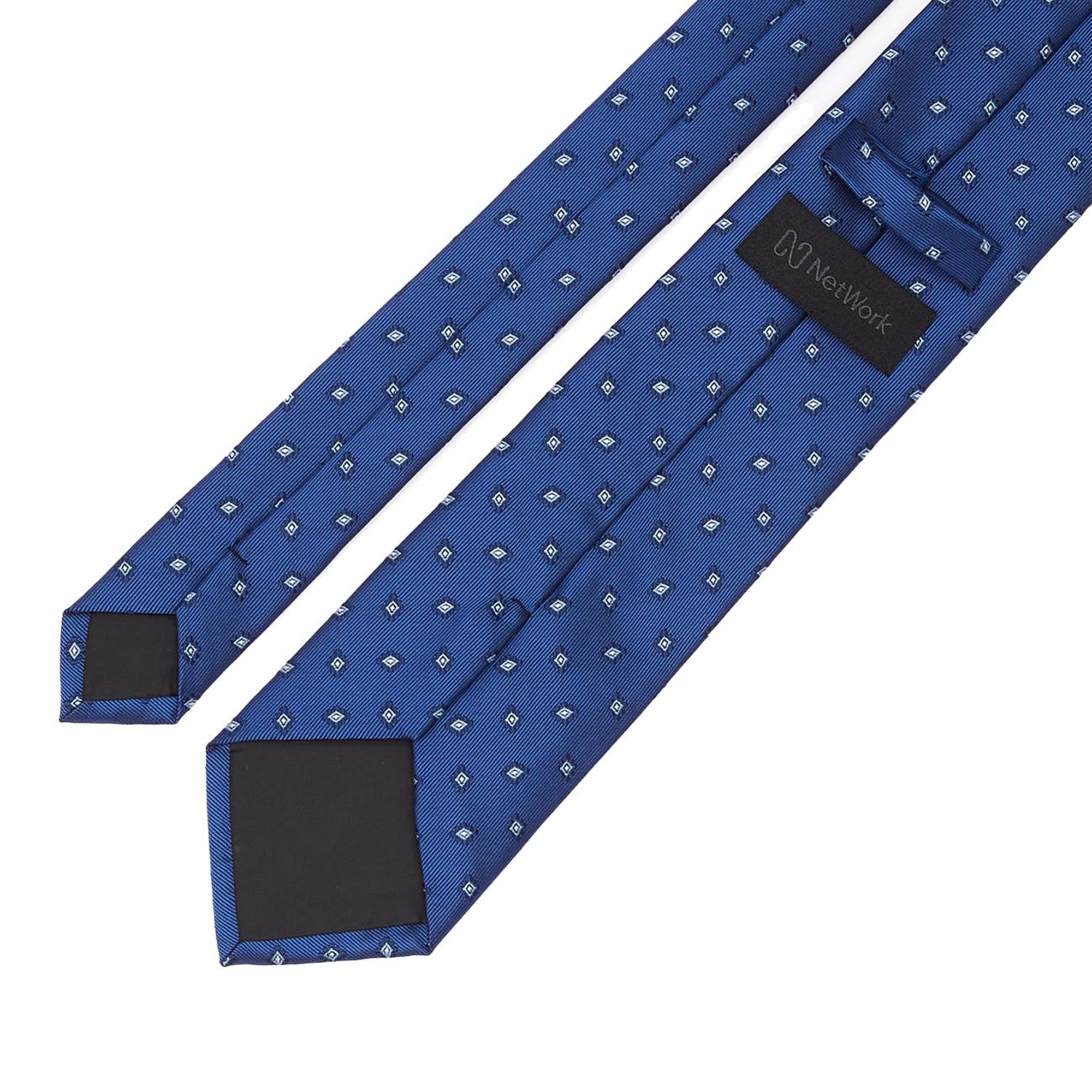 Network Erkek Lacivert Puantiyeli Kravat