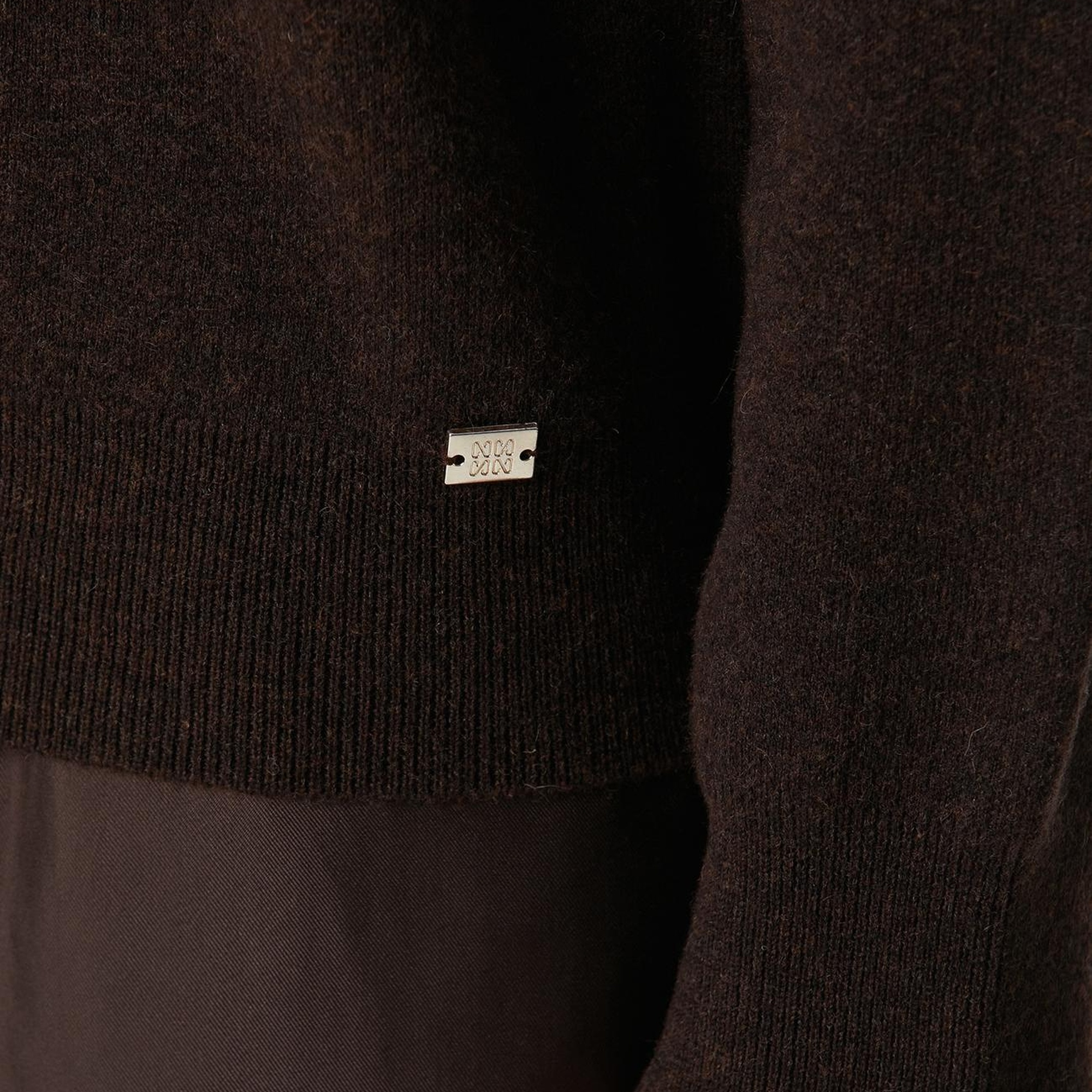 Network Kadın Kahverengi Yün Karışımlı Triko Kazak