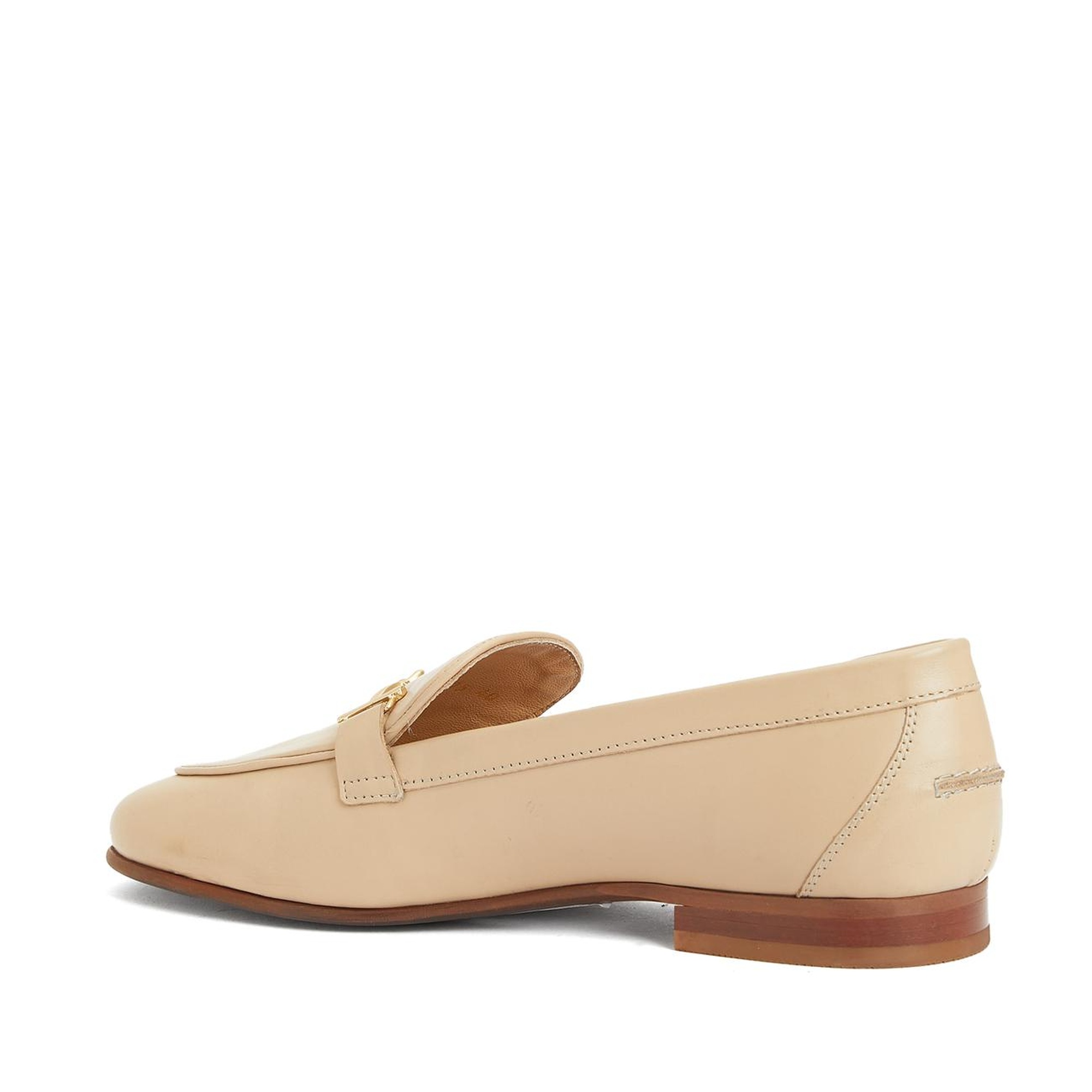 George Hogg Kadın Nude Deri Loafer