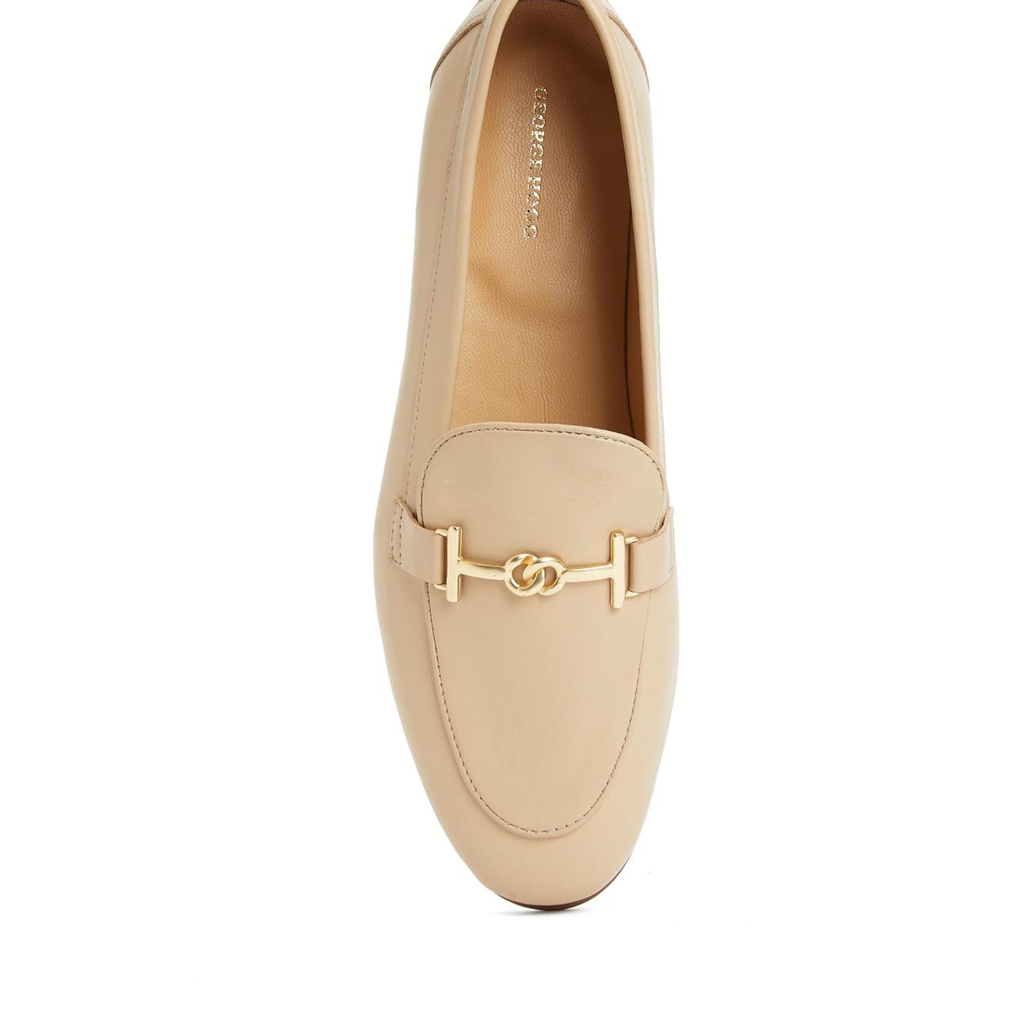 George Hogg Kadın Nude Deri Loafer