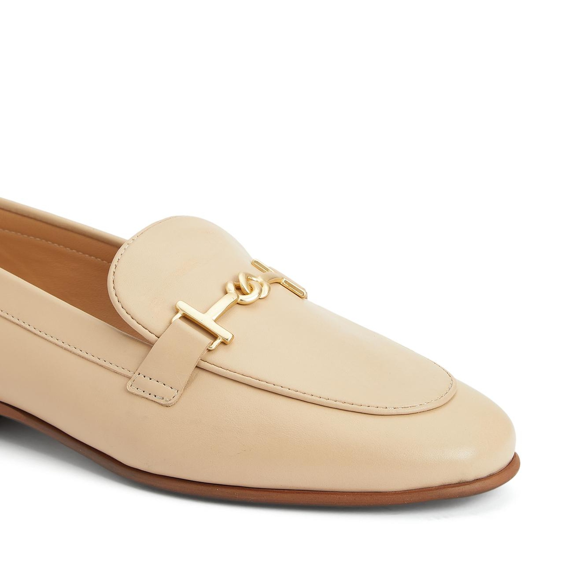 George Hogg Kadın Nude Deri Loafer