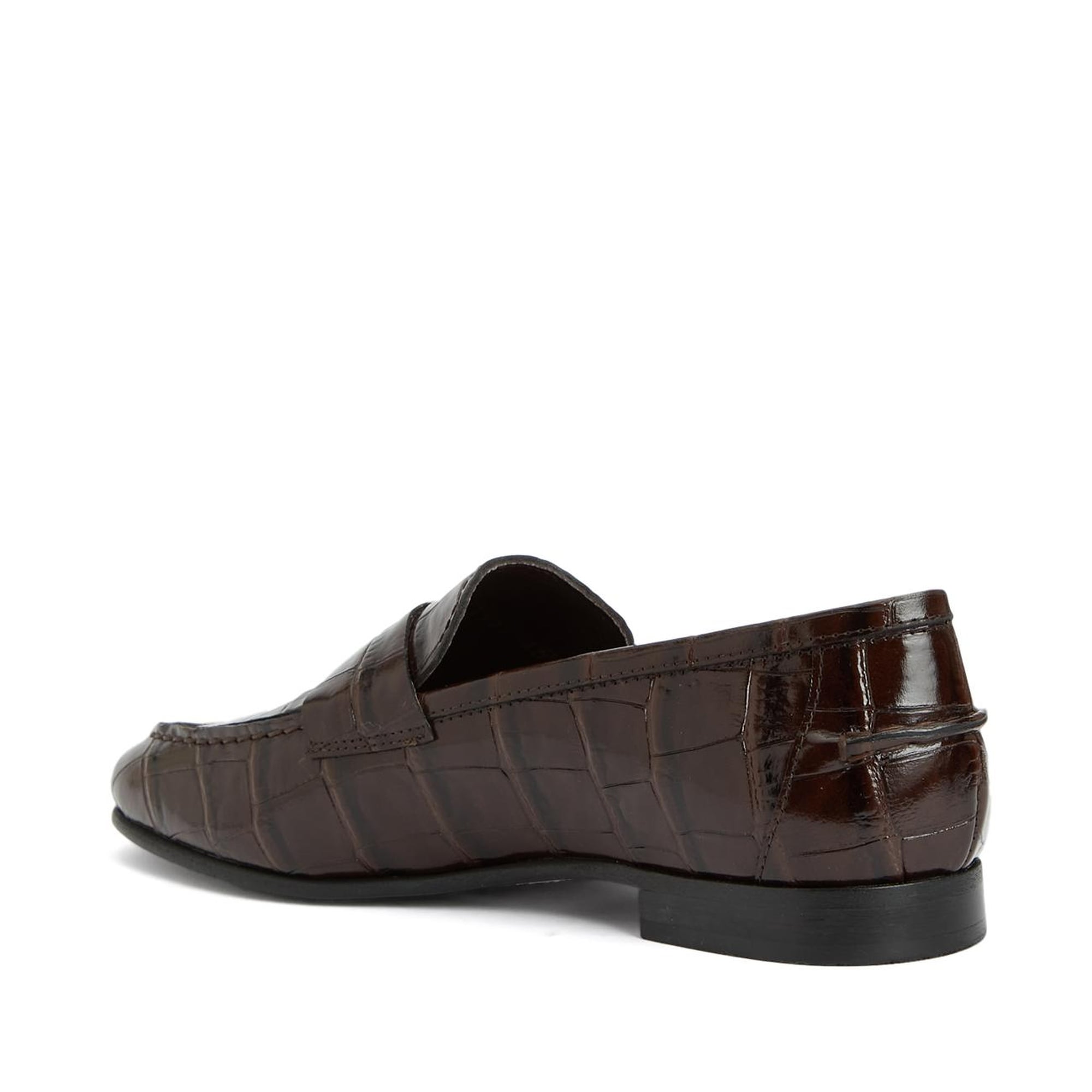 George Hogg Kadın Kahverengi Deri Loafer