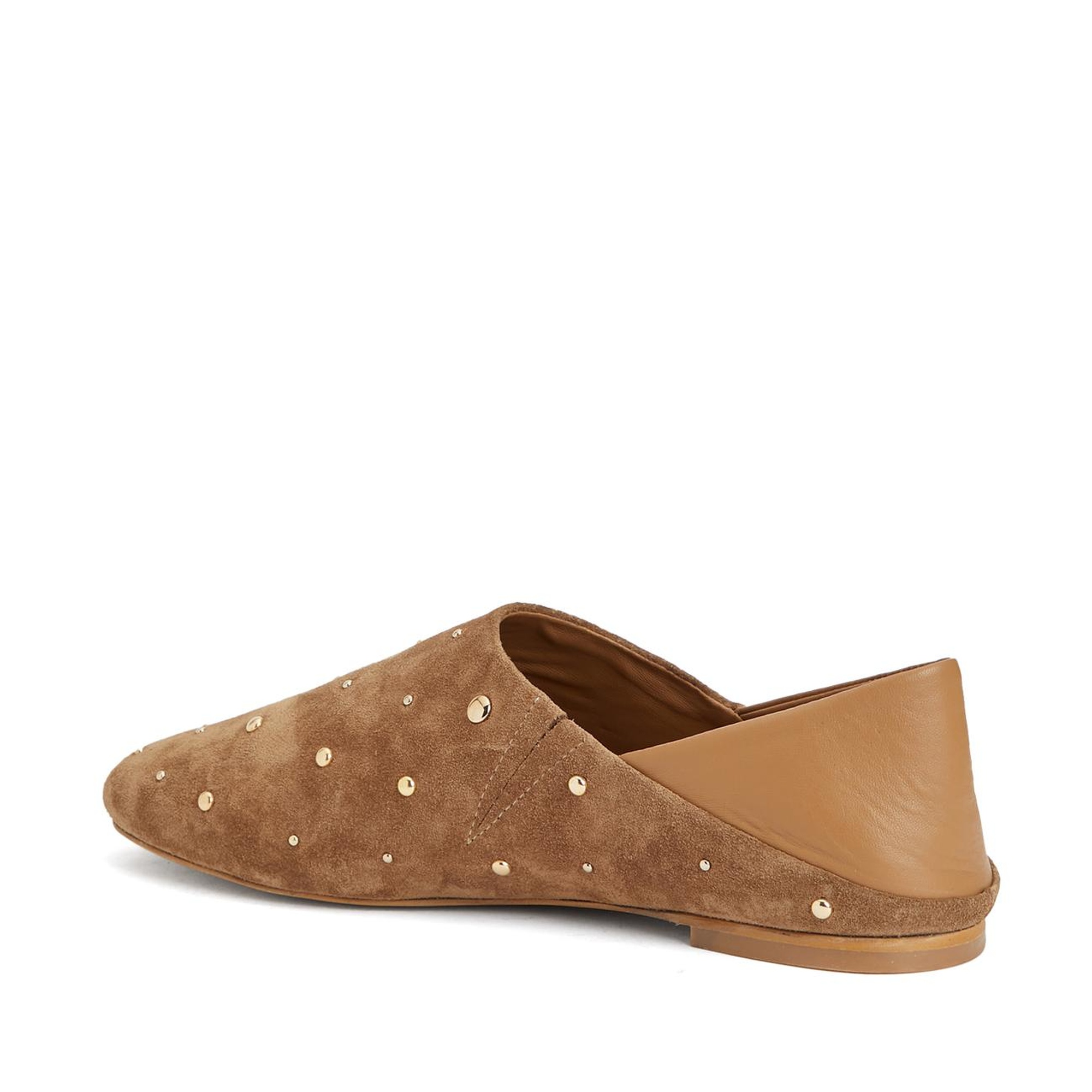 Divarese Kadın Tütün Deri Babet