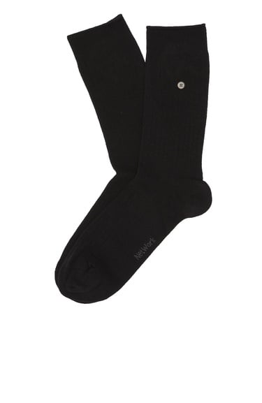  Network Erkek Siyah Çizgi Desenli Soket Çorap