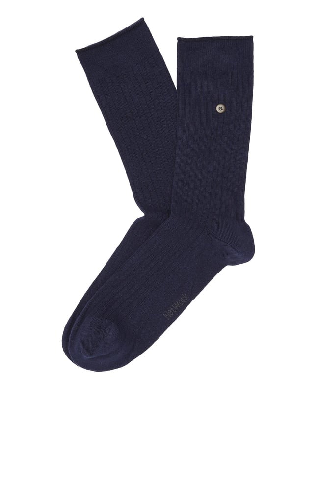  Network Erkek Lacivert Çizgi Desenli Soket Çorap