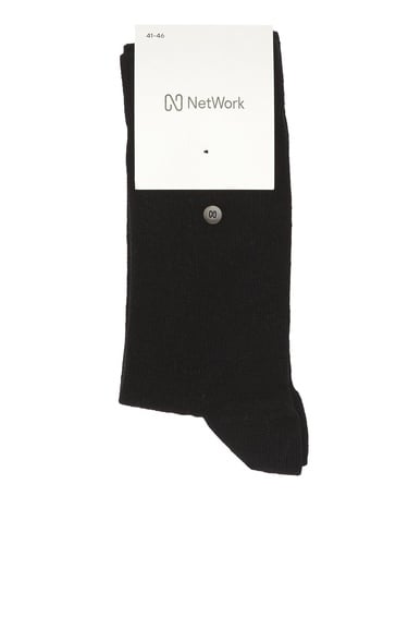  Network Erkek Siyah Soket Çorap