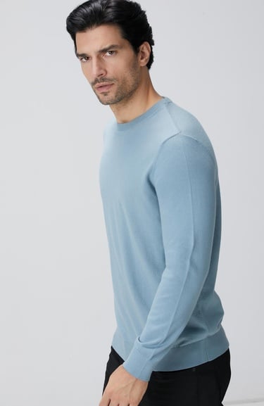  Network Erkek Mint Triko Kazak