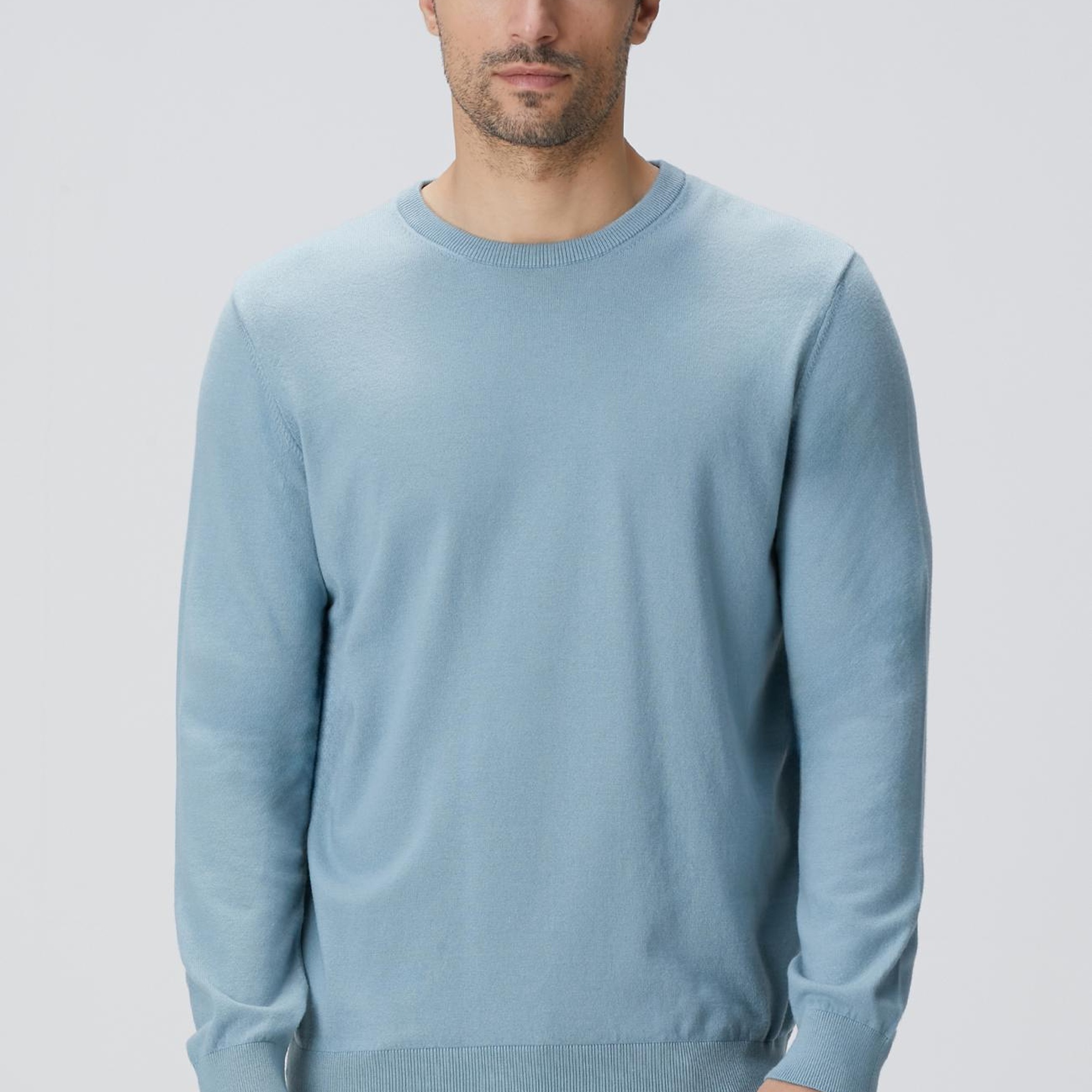 Network Erkek Mint Triko Kazak