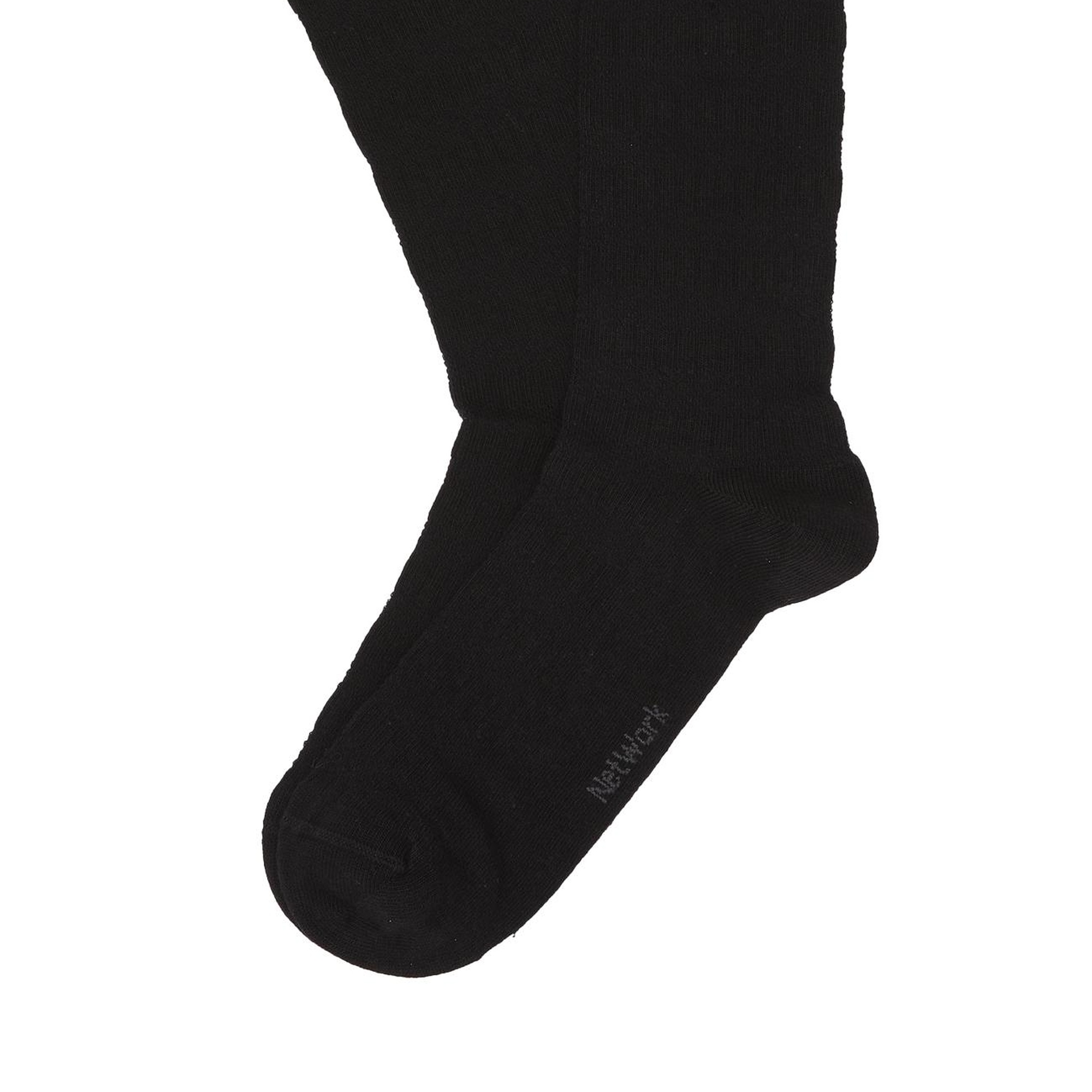 Network Erkek Siyah Dokulu Soket Çorap