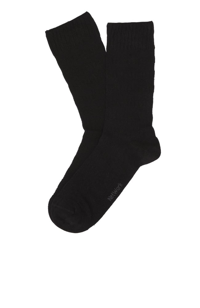  Network Erkek Siyah Dokulu Soket Çorap