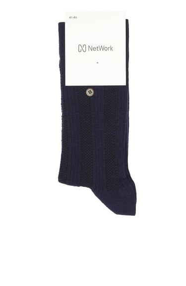  Network Erkek Lacivert Soket Çorap