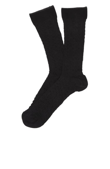  Network Erkek Siyah Dokulu Soket Çorap
