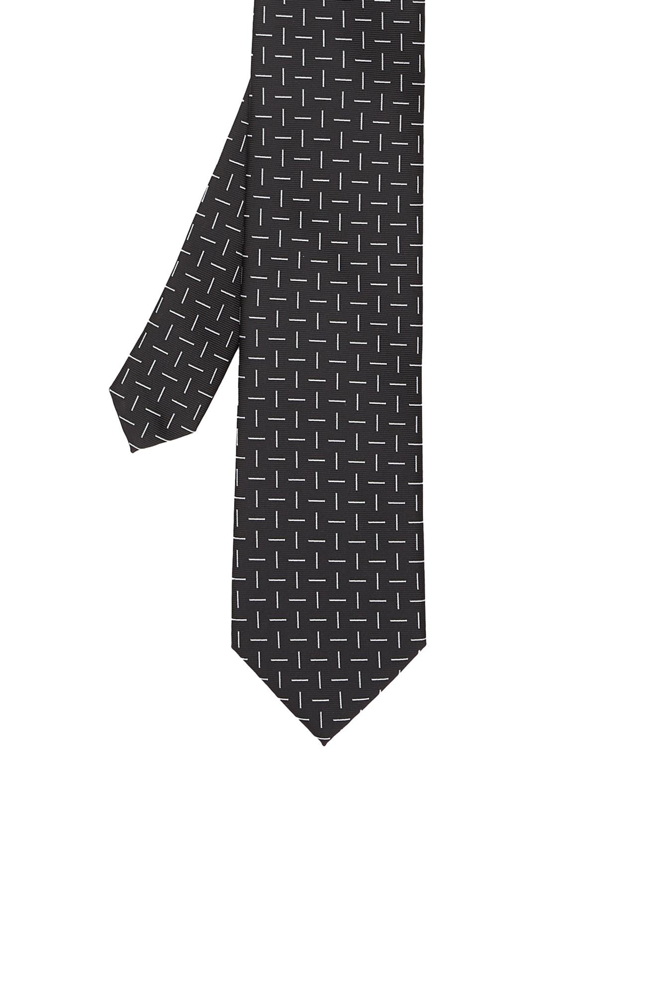  Network Erkek Siyah Desenli Kravat