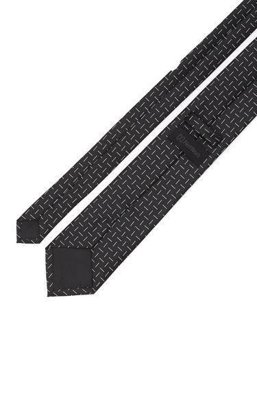  Network Erkek Siyah Desenli Kravat