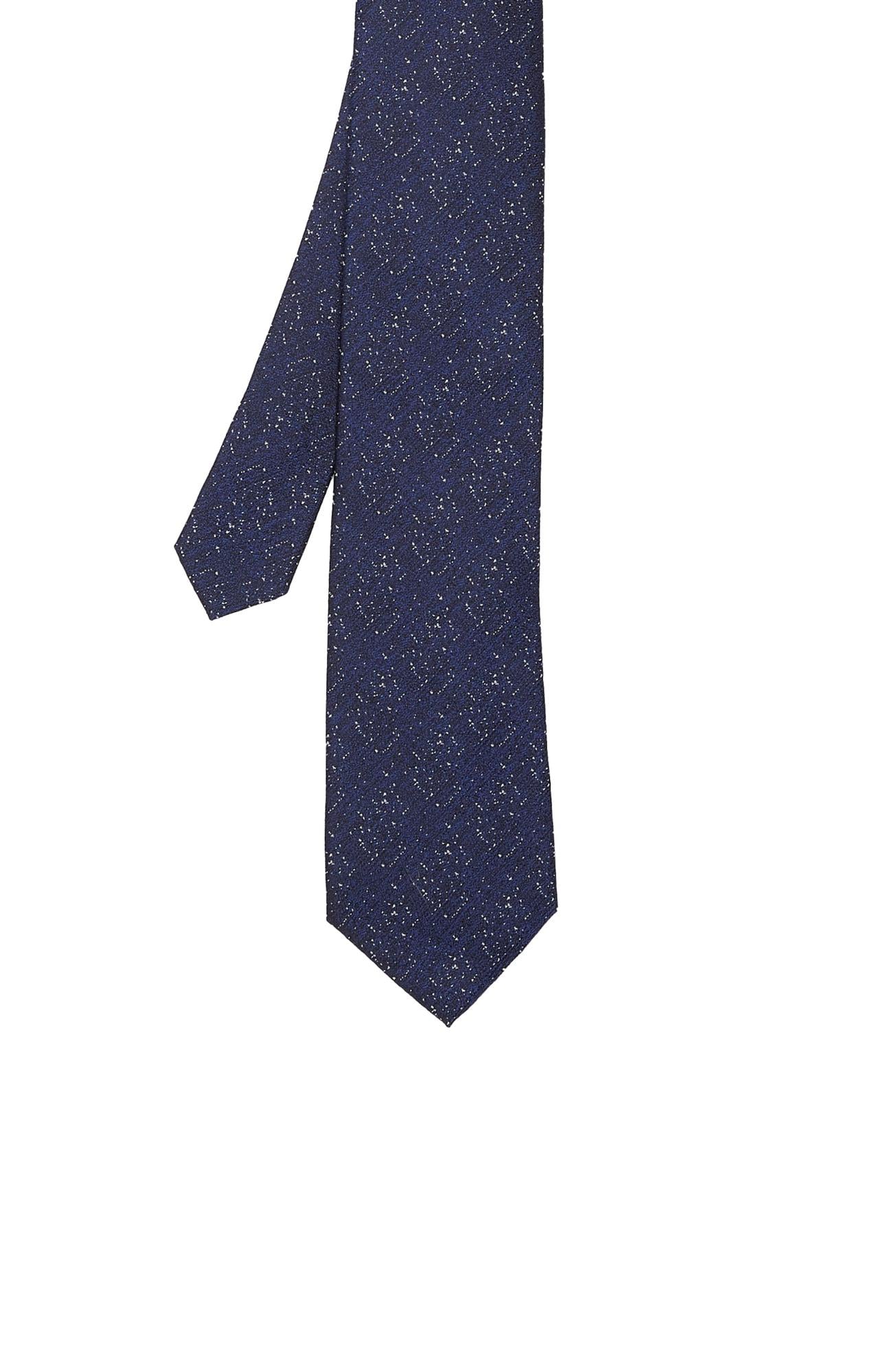  Network Erkek Lacivert Desenli İpek Kravat