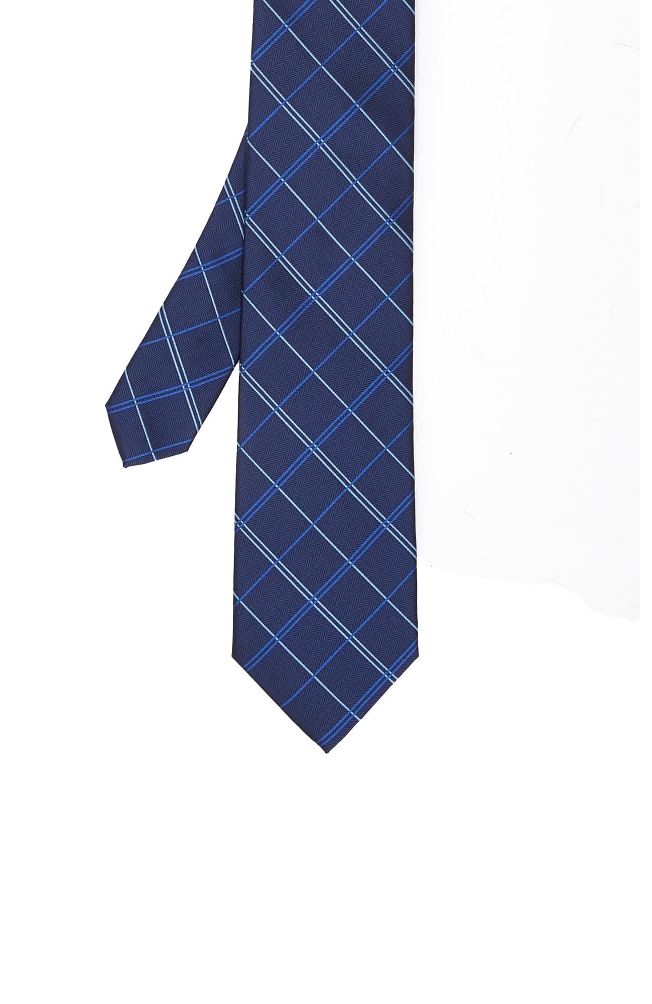  Network Erkek Lacivert Desenli Kravat