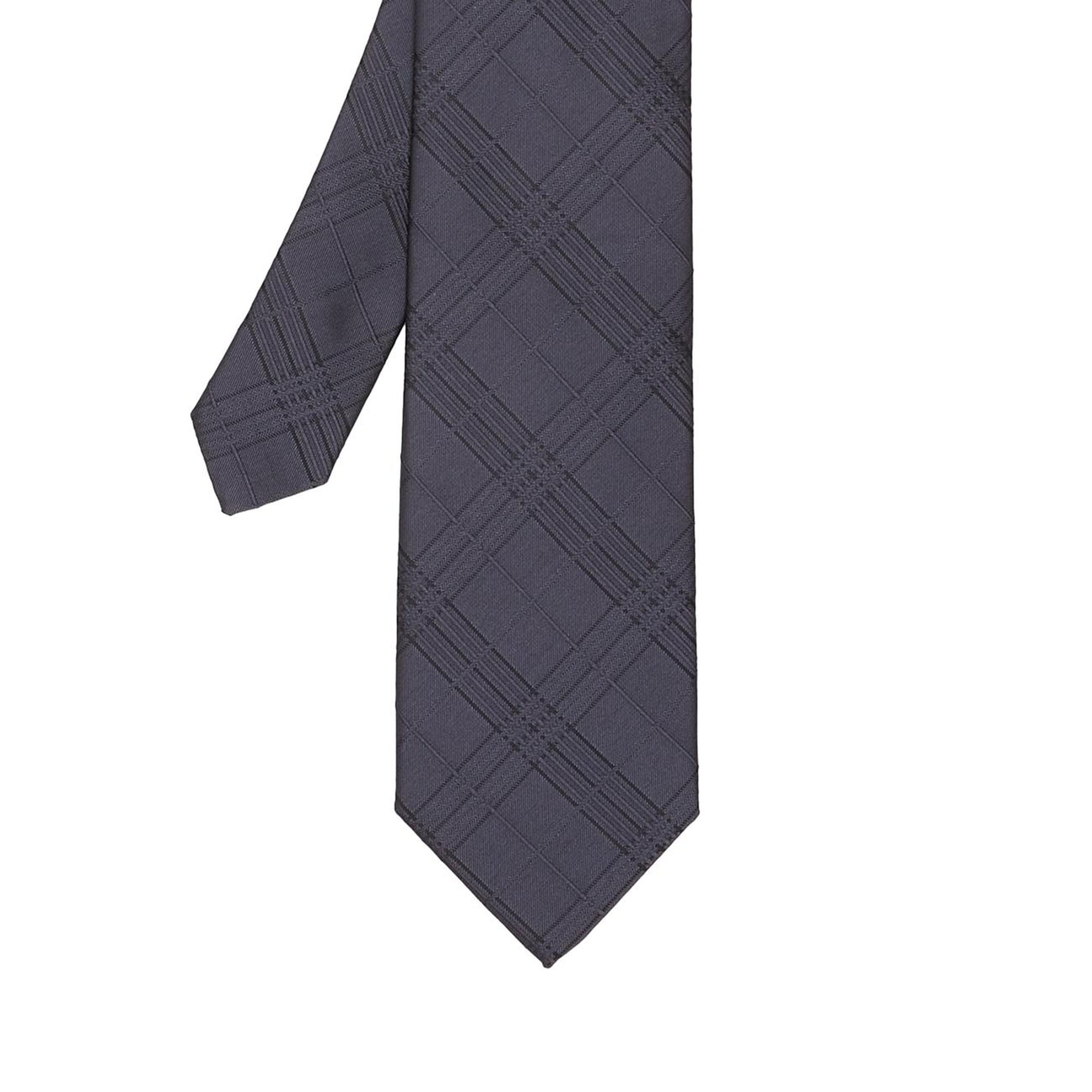 Network Erkek Gri Desenli Kravat