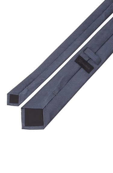  Network Erkek Gri Desenli İpek Kravat