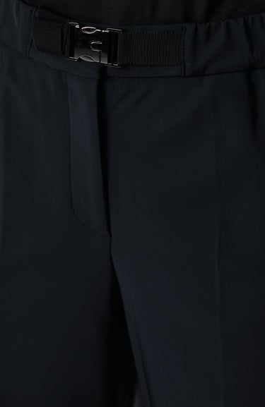  Network Kadın N-Tech Siyah Kemer Detaylı Pantolon
